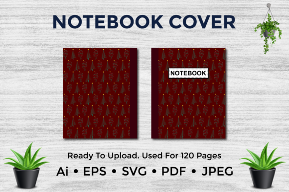Christmas Tree Pattern Notebook Cover: A Festive and Practical Choice