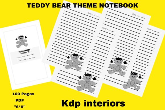 Discover the Charm of the Teddy Bear Theme Journal Black