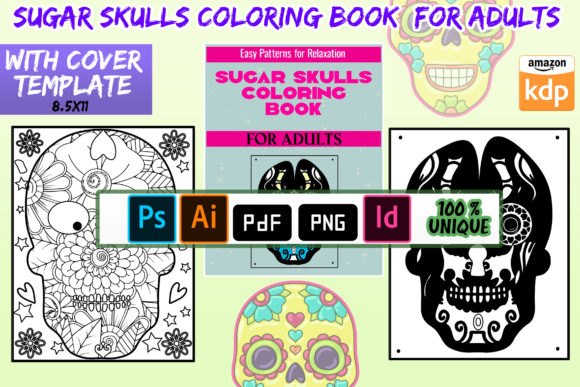 Explore Creativity with Sugar Skulls Coloring Book
