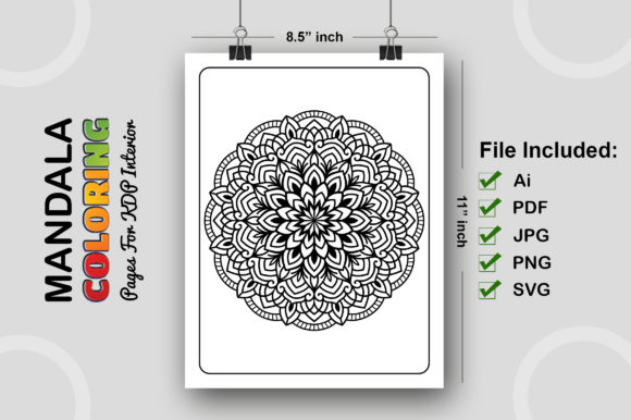 Exploring Mandala Coloring Pages KDP Interior 20