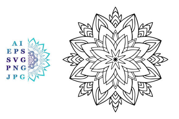 Flower Mandala Patterns for Creative Projects