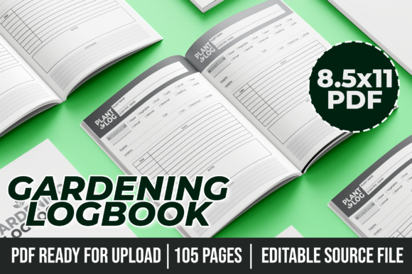 Gardening Logbook Interior for KDP: A Comprehensive Tool for Green Thumbs