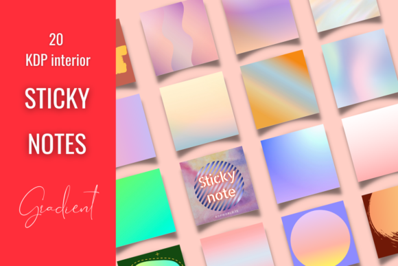 Gradient Sticky Note Interior: A Fresh Take on Creative and Productive Expression