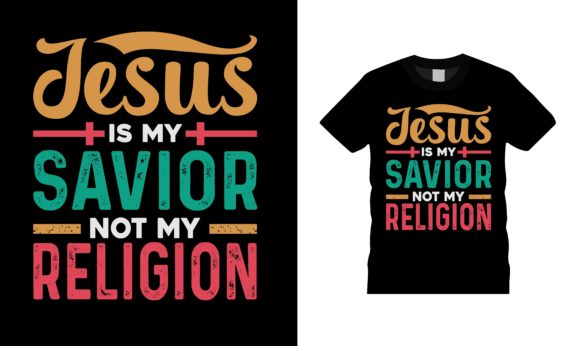 Jesus is My Savior T-shirt Design: A Versatile and Meaningful Addition to Your Apparel Collection