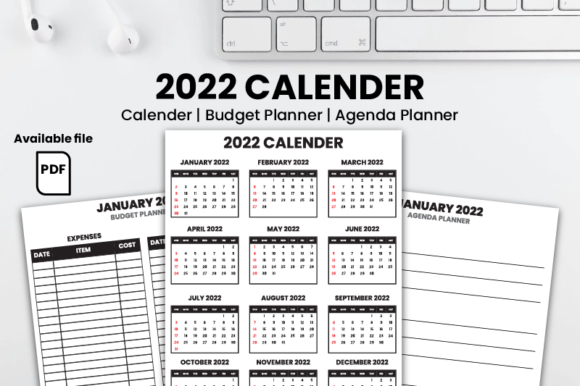 KDP Template - 2022 Calender and Planner: A Comprehensive Tool for Organization and Productivity