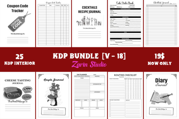 Streamline Your Publishing with 25 KDP Interior Bundle V-18