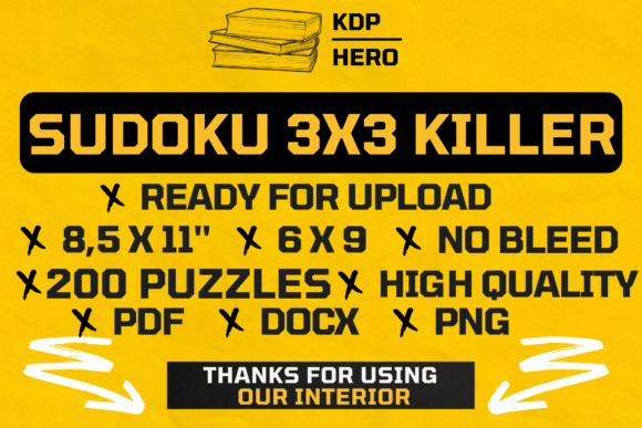 Sudoku 3x3 Killer Vol.4: A Creative Design Asset