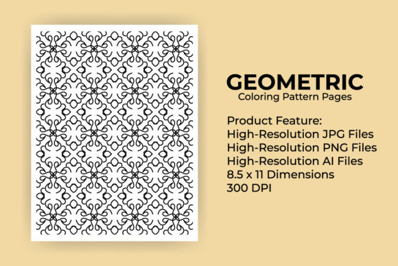 Unlock Your Creativity with Geometric Coloring - KDP Interior Pages