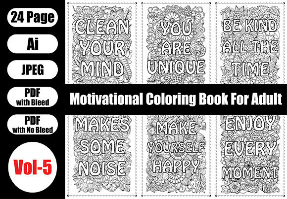 Unlocking Creativity and Relaxation with Motivational Coloring Books for Adults